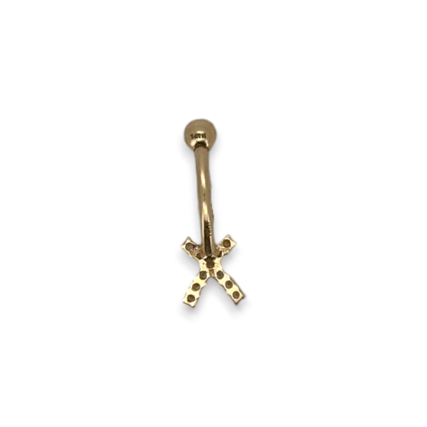 Belly Piercing - 14K Yellow Gold