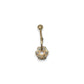 Belly Piercing - 14K Yellow Gold