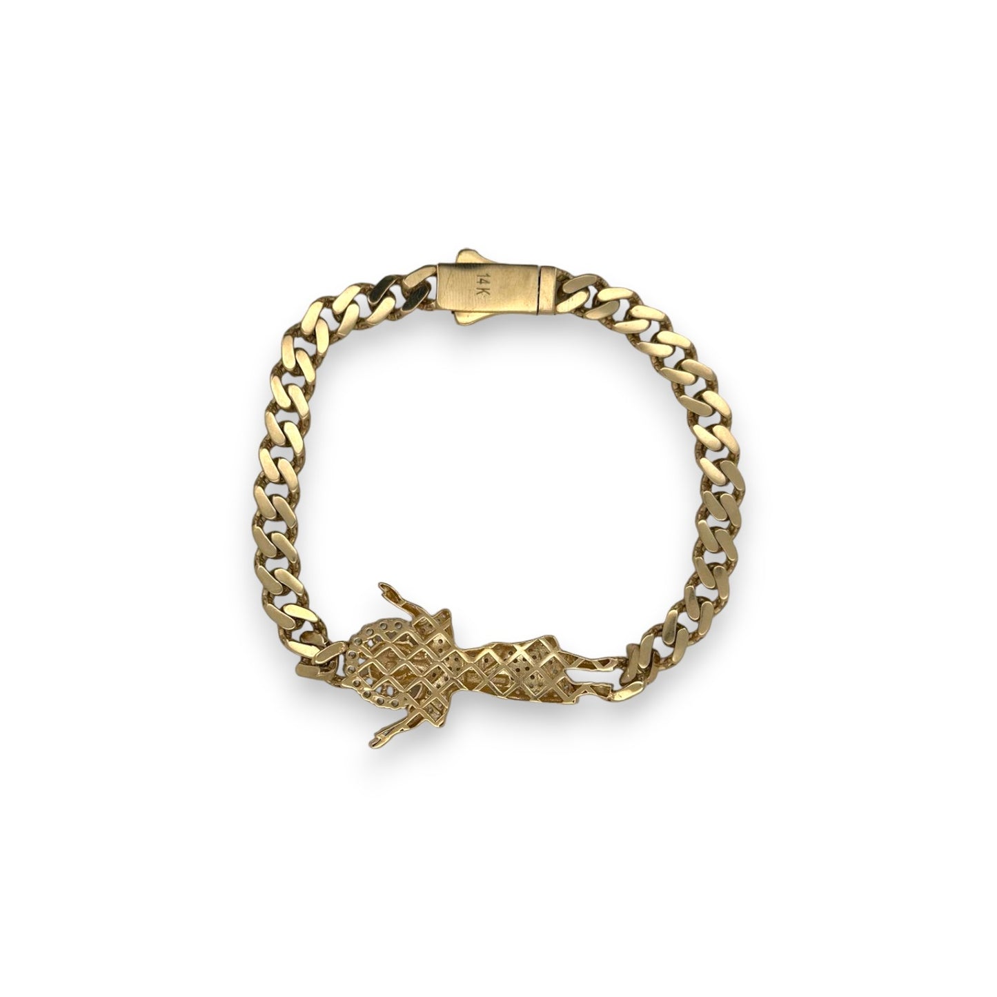 Divino Nino Jesus Bracelet - 14K Yellow Gold