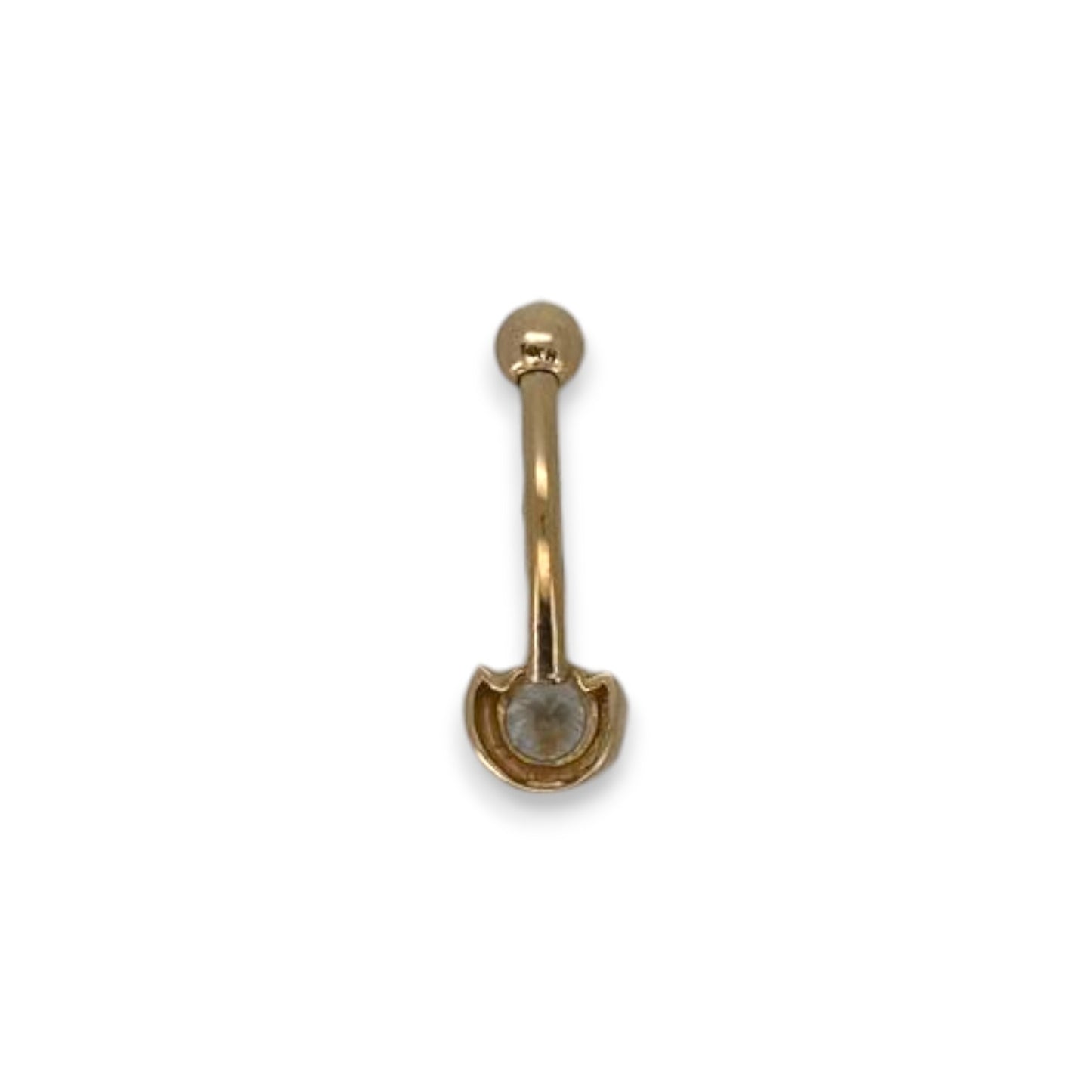 Belly Piercing - 14K Yellow Gold