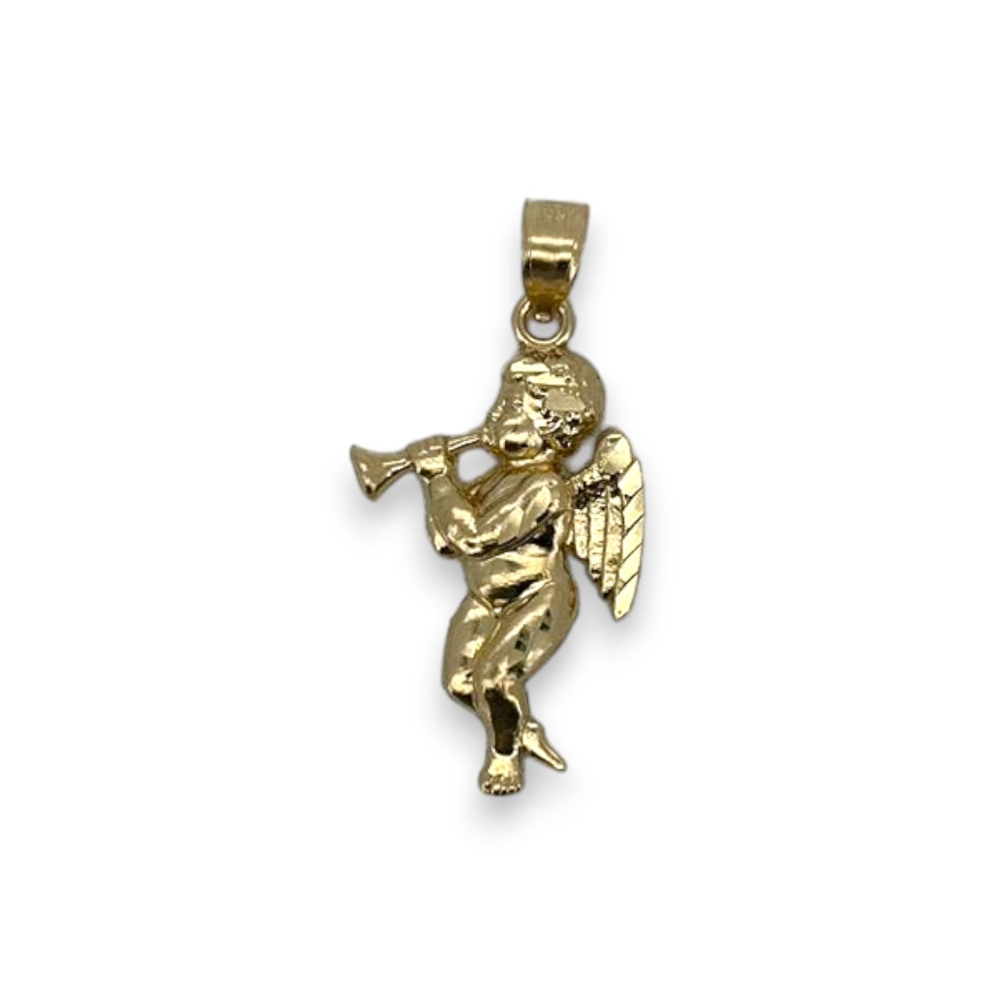 Angel Pendant - 14K Yellow Gold