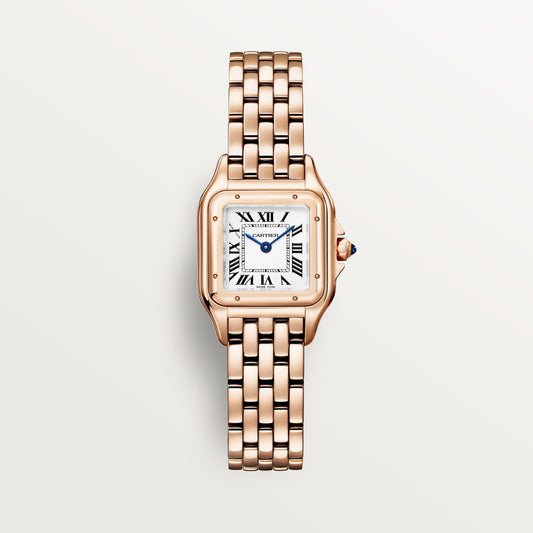 Cartier Panthère de Cartier WGPN0060 - Small model Rose gold, Silvered Dial, Rose gold bracelet