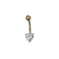 Belly Piercing - 14K Yellow Gold