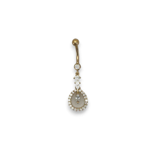 Belly Piercing - 14K Yellow Gold