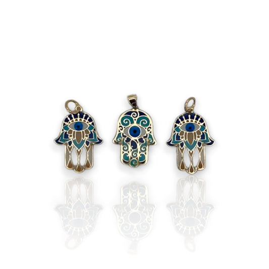 Hamsa 3 Styles - 14K Yellow Gold