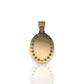 Medallion Bautismo CZ - 10K Yellow Gold