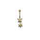 Belly Piercing - 14K Yellow Gold