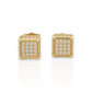 Tiny Star CZ Stud Earrings - 10K Yellow Gold