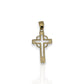 Cross Pendant - 10K Yellow Gold