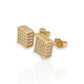 Tiny Star CZ Stud Earrings - 10K Yellow Gold