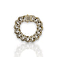 Pave Link Cz Bracelet - 10K Yellow Gold