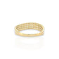 Wave Ring CZ - 10K Yellow Gold