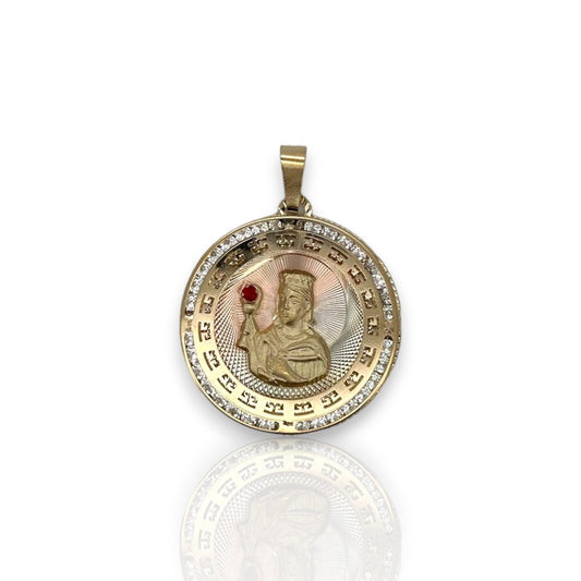 Medallion Jesus - 10K Yellow Gold