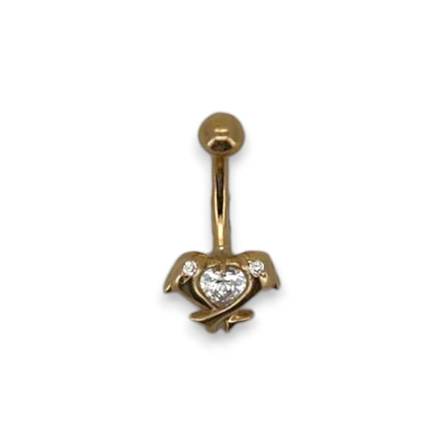 Belly Piercing - 14K Yellow Gold