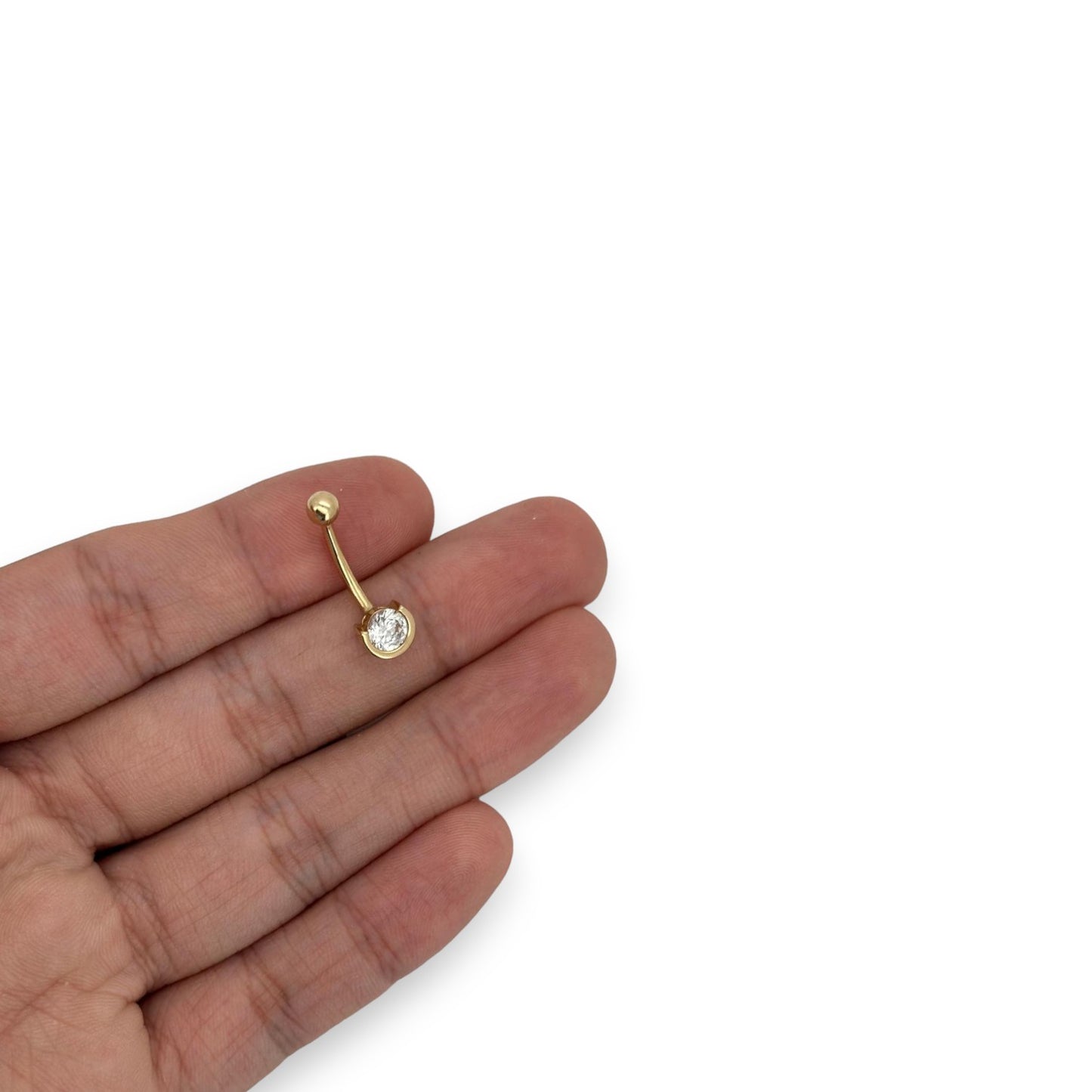 Belly Piercing - 14K Yellow Gold