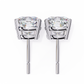 0.20 - 4 Carat Total Weight Diamond Earring Studs. 14K Solid Gold Lab Grown Diamond Studs. VS DEF Color. Diamond Earrings, Diamond Studs.