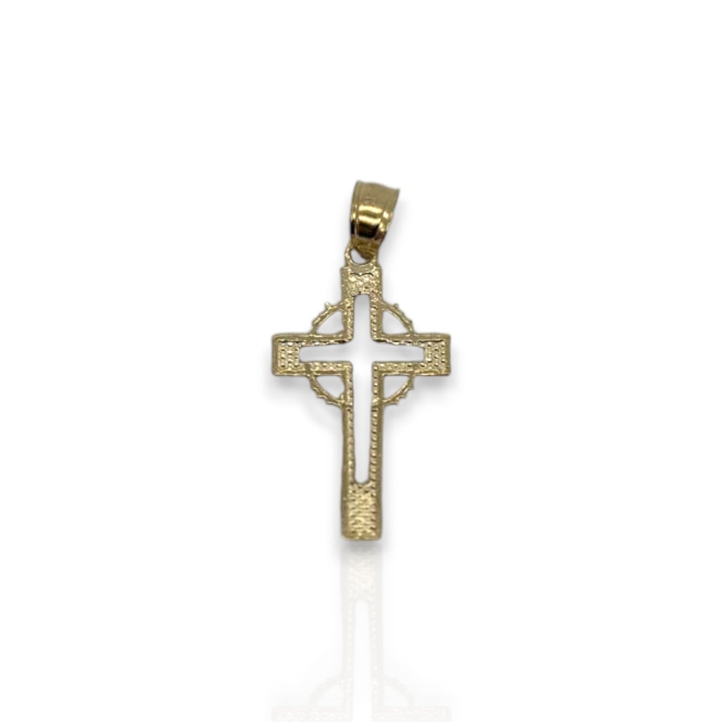 Cross Pendant - 10K Yellow Gold