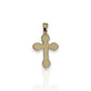 Cross Pendant - 10K Yellow Gold