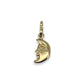 Half Moon Pendant - 14K Two Tone