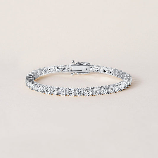 14K 4 Prong Tennis Bracelet