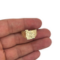 10K Gold LA Nugget Ring – Men’s & Women’s Unisex Ring
