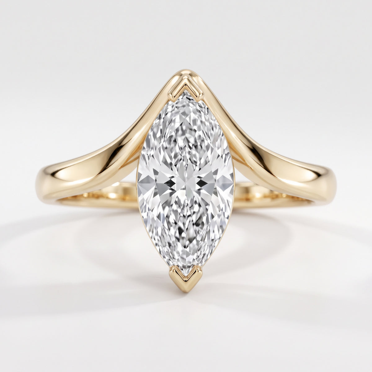 14K Fancy Marquise — Free Form