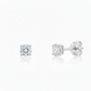 14K Gold / 925 Sterling Silver Stud Earrings | Screw-Back & Push-Back Styles | Hypoallergenic | GRA Moissanite or Cubic Zirconia Stones