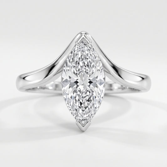 14K Fancy Marquise — Free Form