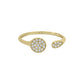 Infinity Ring CZ - 10K Yellow Gold