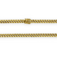 Collar de cadena de eslabones cubanos de Miami en oro amarillo de 14 quilates - Hueco
