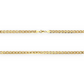 Collar de cadena con eslabones Mariner - Oro amarillo de 10 quilates - Sólido