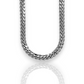 Miami Cuban Link Chain Necklace 14K White Gold - Solid