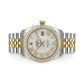 Rolex Datejust Diamond Bezel Watch 36mm Mother Of Pearl Roman Diamond Dial | 1.75ct