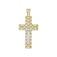 Cross Pendant - 10K Yellow Gold