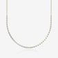 14K Emerald Tennis Necklace