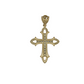 10k Yellow Gold Cross for Necklace Chain Religious Christian Pendant charm | for Men or Women, Solid Gold Faith Jewelry