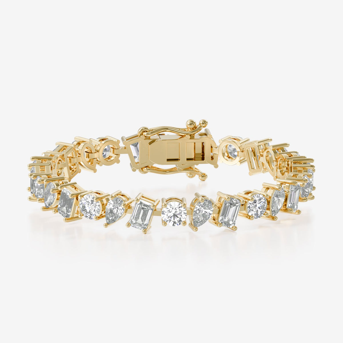 Fancy Shaped Mixed Shape Bracelet