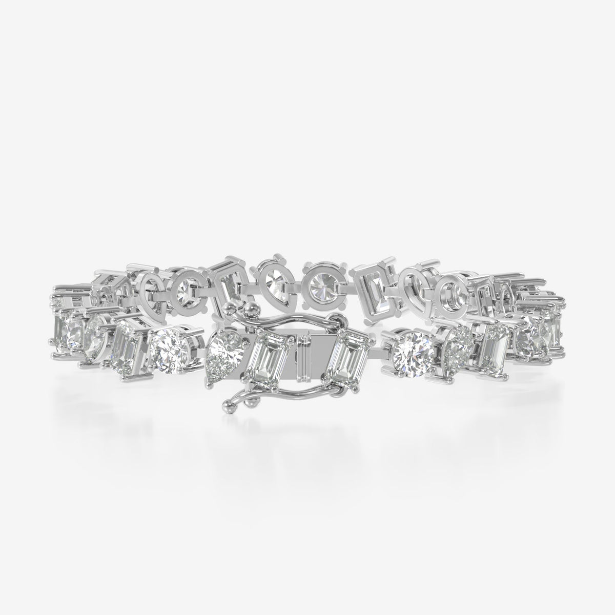 Fancy Shaped Mixed Shape Bracelet