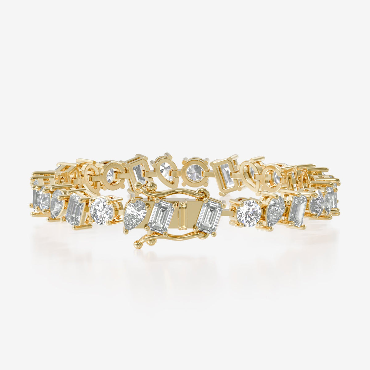 Fancy Shaped Mixed Shape Bracelet