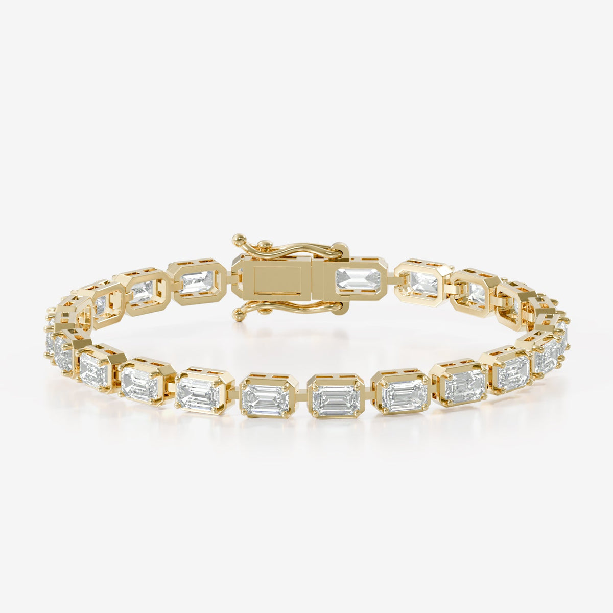 Fancy Emerald Shape Bracelet