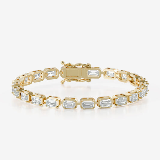 Fancy Emerald Shape Bracelet