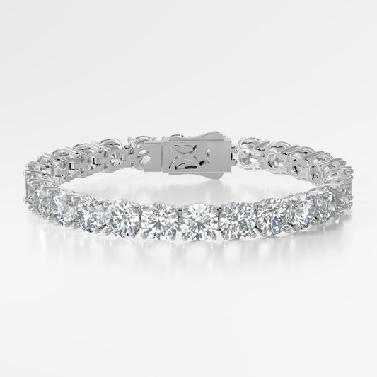 14K Elegant 4 Prong Tennis Bracelet