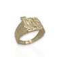 10K Gold LA Nugget Ring – Men’s & Women’s Unisex Ring