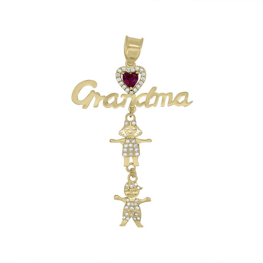 Grandma Heart - 10K Yellow Gold