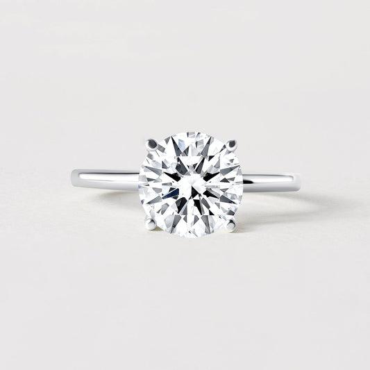 14K Round Solitaire — Classic