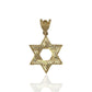 Star Of David Pendant With Cubic Zirconia CZ - 14k Yellow Gold