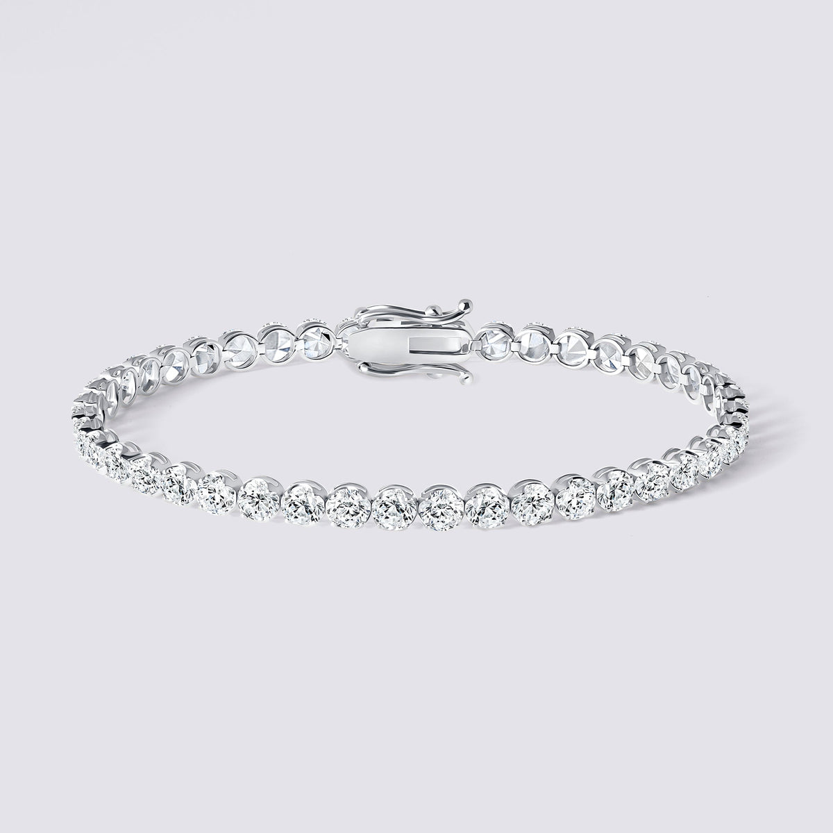 14K Illusion Tennis Bracelet