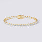 14K Illusion Tennis Bracelet