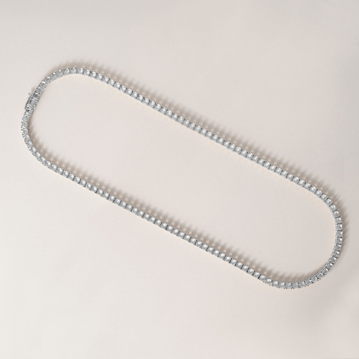 14K 4 Prong Tennis Necklace