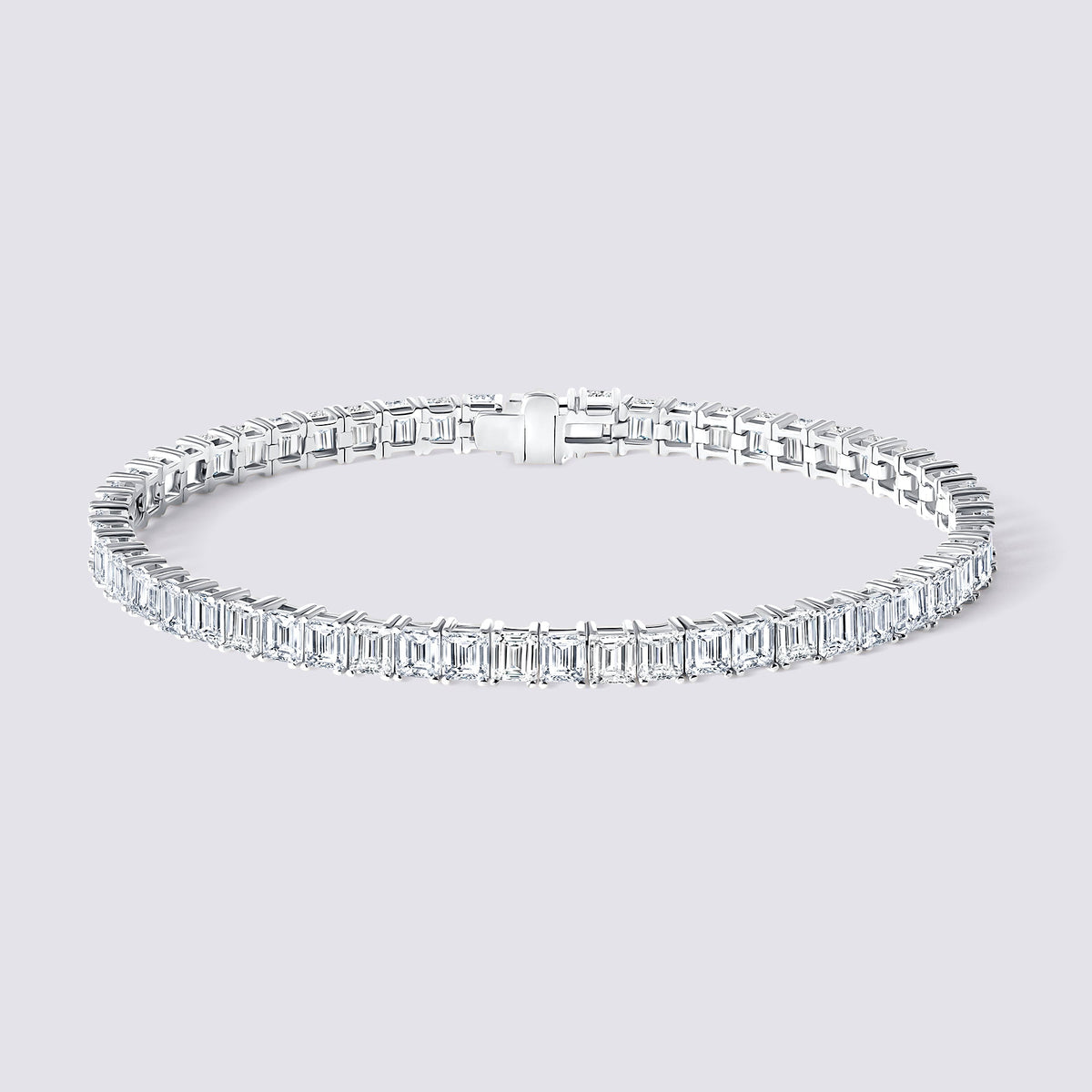 14K Emerald Tennis Bracelet